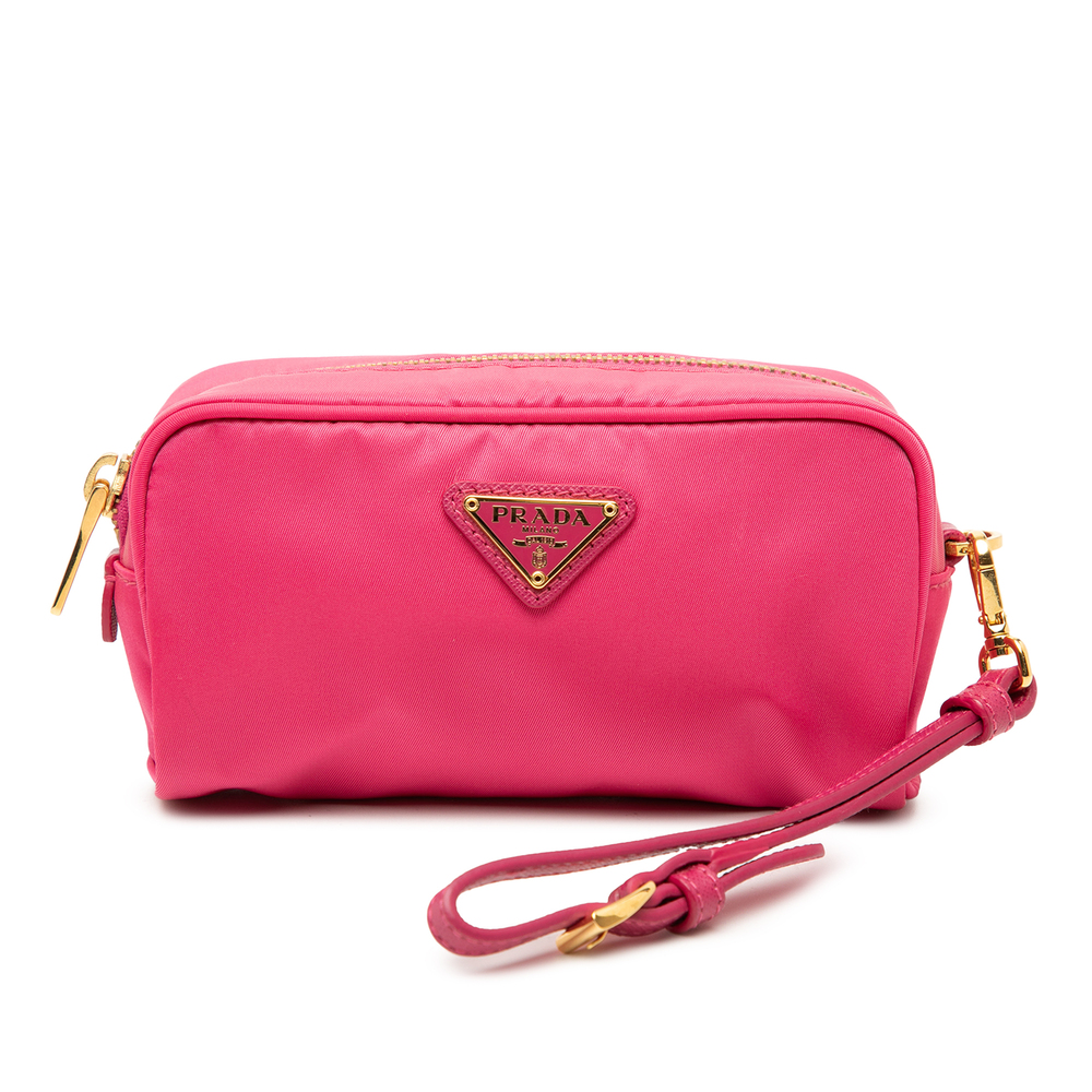 Pre-Loved Prada Tessuto Wristlet Pouch